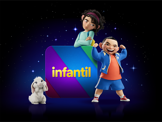 escrita infantil com coelho e personagens infantis